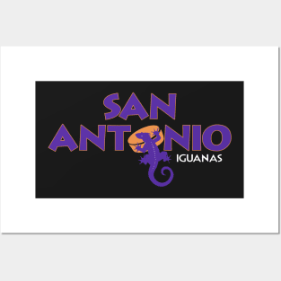 San Antonio Iguanas (Full) Posters and Art